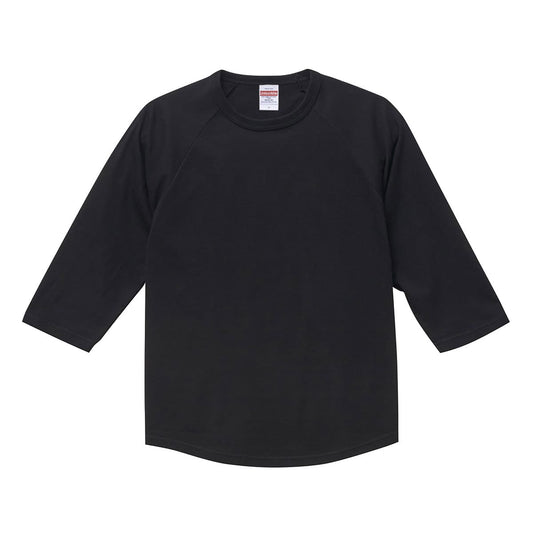 5.6オンス ラグラン3/4スリーブ Tシャツ | メンズ | 1枚 | 5045-01 | ブラック