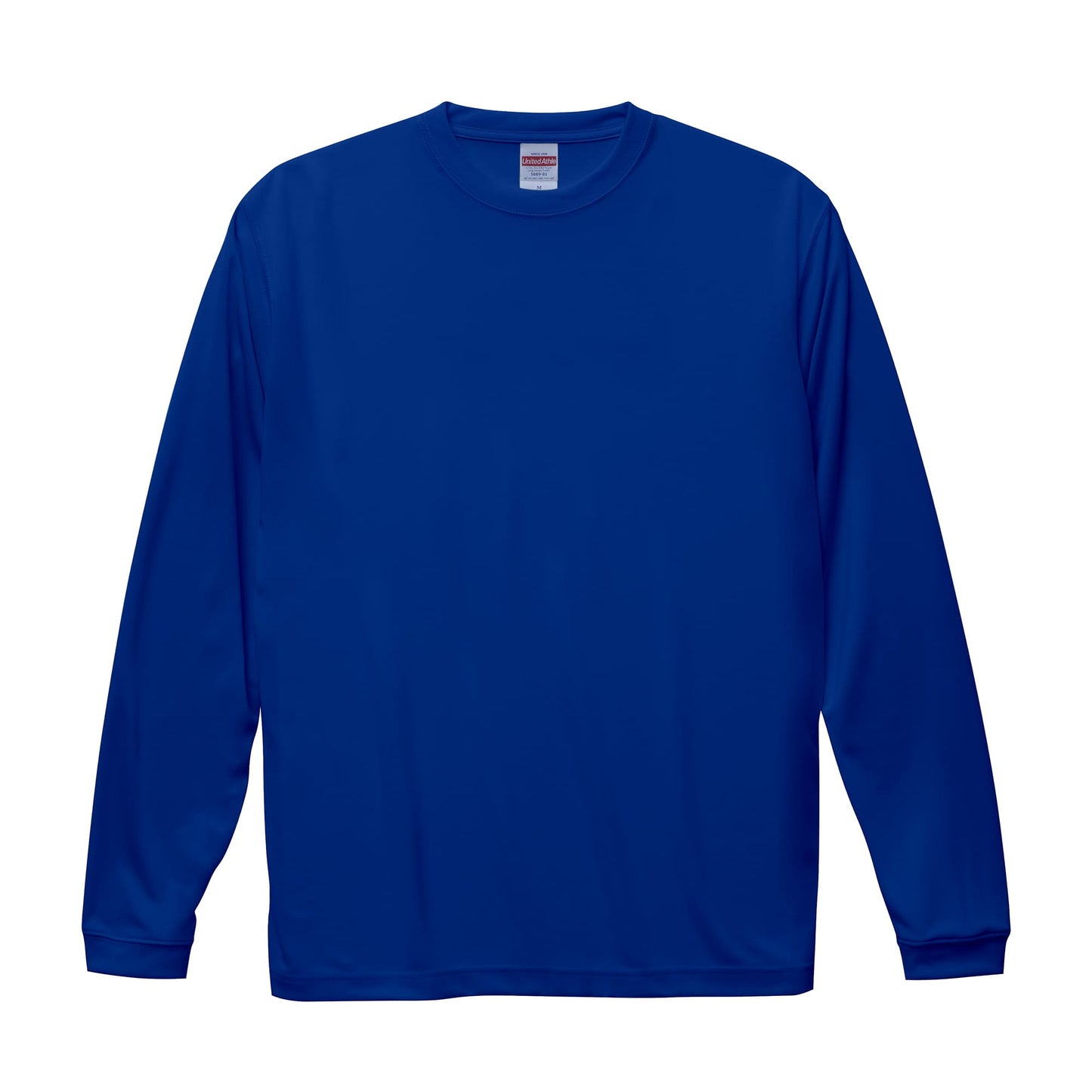 4.7オンス ドライシルキータッチ ロングスリーブ Tシャツ (ローブリード) | ビッグサイズ | 1枚 | 5089-01 | コバルトブルー