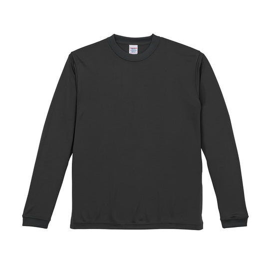 4.7オンス ドライシルキータッチ ロングスリーブ Tシャツ (ローブリード) | メンズ | 1枚 | 5089-01 | ガンメタル