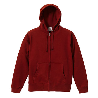 10.0オンス スウェット フルジップ パーカ(パイル) | ビッグサイズ | 1枚 | 5213-01 | バーガンディ