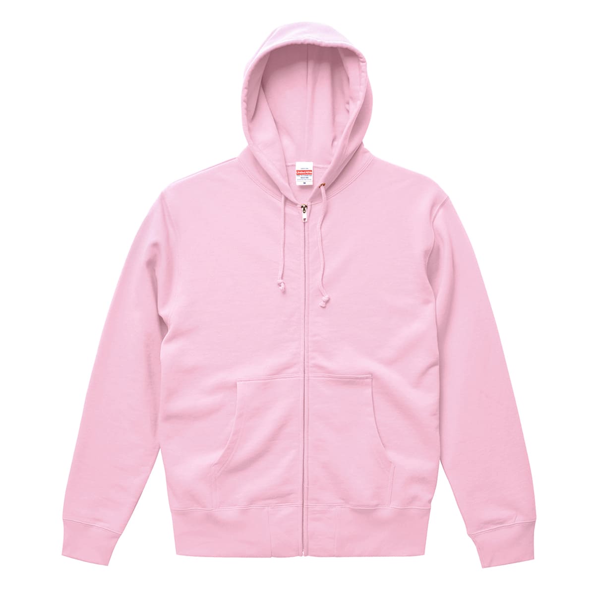 10.0オンス スウェット フルジップ パーカ(パイル) | メンズ | 1枚 | 5213-01 | ライトピンク