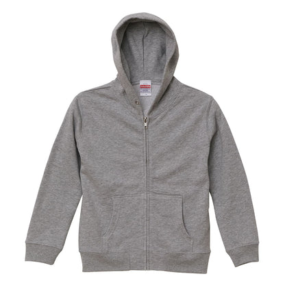 10.0オンス スウェット フルジップ パーカ(パイル) | キッズ | 1枚 | 5213-02 | ミックスグレー