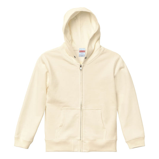 10.0オンス スウェット フルジップ パーカ(パイル) | キッズ | 1枚 | 5213-02 | ナチュラル