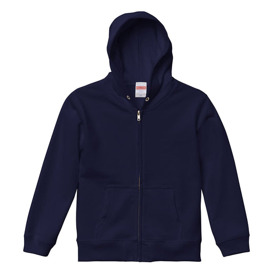10.0オンス スウェット フルジップ パーカ(パイル) | キッズ | 1枚 | 5213-02 | ネイビー