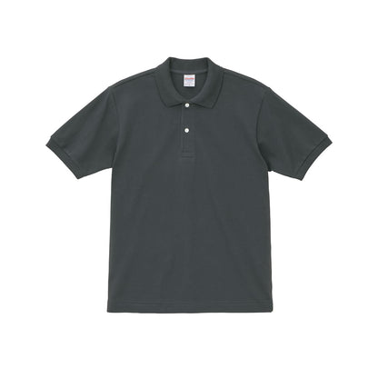 6.0オンス ヘヴィーウェイト コットン ファイン カノコ ポロシャツ | メンズ | 1枚 | 5560-01 | ダークグレー