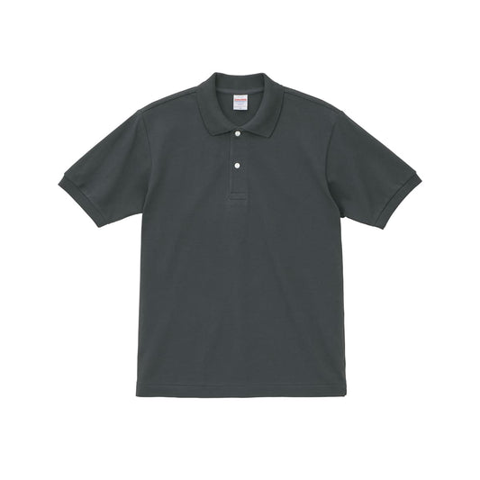 6.0オンス ヘヴィーウェイト コットン ファイン カノコ ポロシャツ | メンズ | 1枚 | 5560-01 | ダークグレー