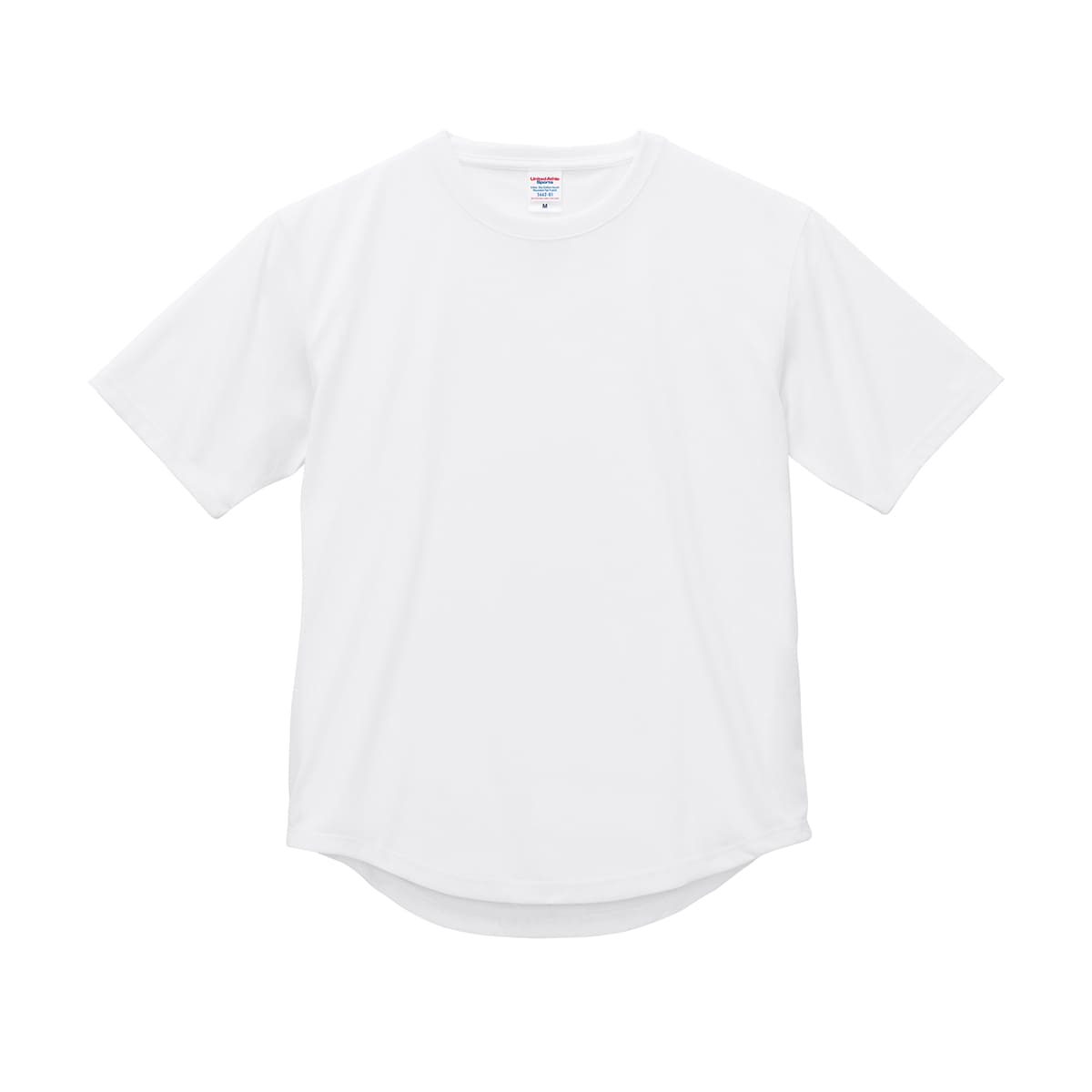 5.6オンス ドライコットンタッチ ラウンドテール Tシャツ（ローブリード） | メンズ | 1枚 | 5662-01 | ホワイト