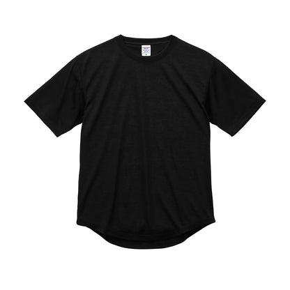 5.6オンス ドライコットンタッチ ラウンドテール Tシャツ（ローブリード） | メンズ | 1枚 | 5662-01 | ブラック