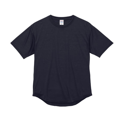 5.6オンス ドライコットンタッチ ラウンドテール Tシャツ（ローブリード） | メンズ | 1枚 | 5662-01 | ネイビー