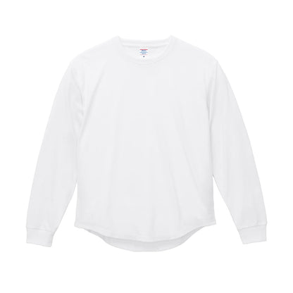 5.6オンス ドライコットンタッチ ラウンドテール ロングスリーブTシャツ（2.1インチリブ）（ローブリード） | メンズ | 1枚 | 5663-01 | ホワイト