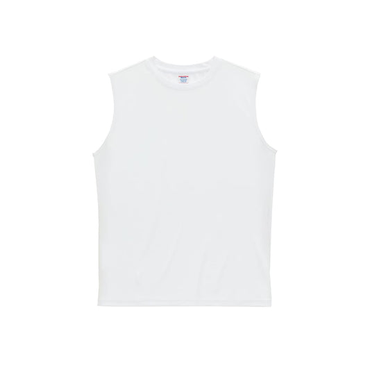 4.4オンス ドライスムース リサイクルポリエステル スリーブレスシャツ | ビッグサイズ | 1枚 | 5703-01 | ホワイト