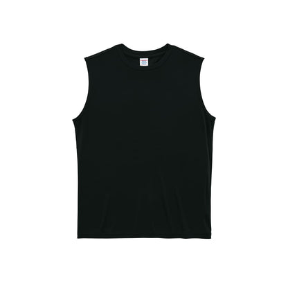 4.4オンス ドライスムース リサイクルポリエステル スリーブレスシャツ | ビッグサイズ | 1枚 | 5703-01 | ブラック