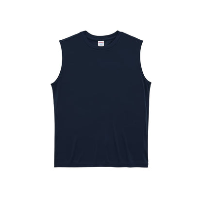 4.4オンス ドライスムース リサイクルポリエステル スリーブレスシャツ | メンズ | 1枚 | 5703-01 | ネイビー