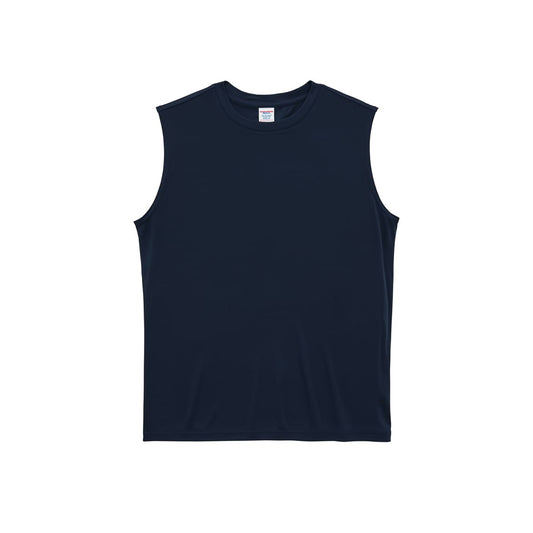 4.4オンス ドライスムース リサイクルポリエステル スリーブレスシャツ | メンズ | 1枚 | 5703-01 | ネイビー