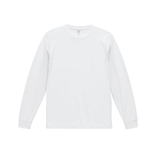 4.4オンス ドライスムース リサイクルポリエステル ロングスリーブ Tシャツ | ビッグサイズ | 1枚 | 5709-01 | ホワイト