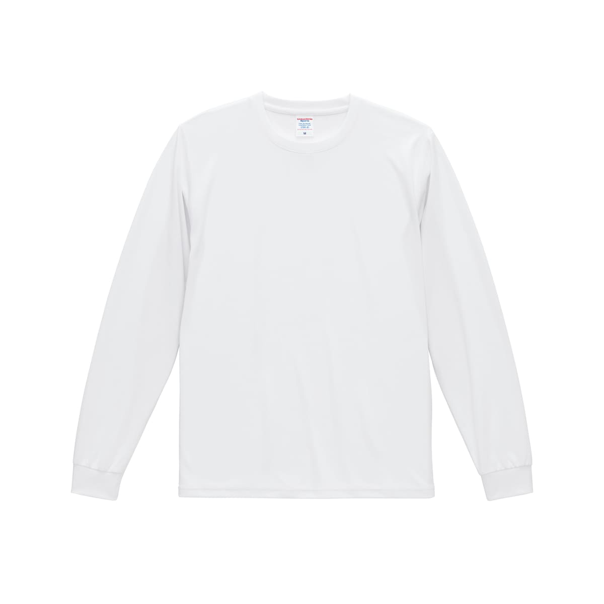 4.4オンス ドライスムース リサイクルポリエステル ロングスリーブ Tシャツ | ビッグサイズ | 1枚 | 5709-01 | ホワイト