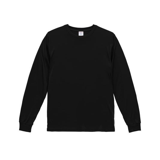 4.4オンス ドライスムース リサイクルポリエステル ロングスリーブ Tシャツ | メンズ | 1枚 | 5709-01 | ブラック