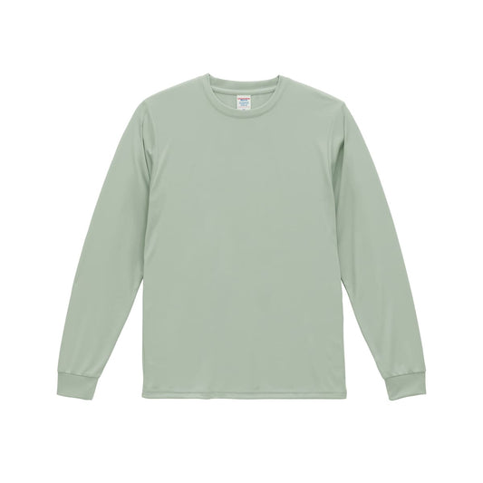 4.4オンス ドライスムース リサイクルポリエステル ロングスリーブ Tシャツ | ビッグサイズ | 1枚 | 5709-01 | スモーキーグリーン