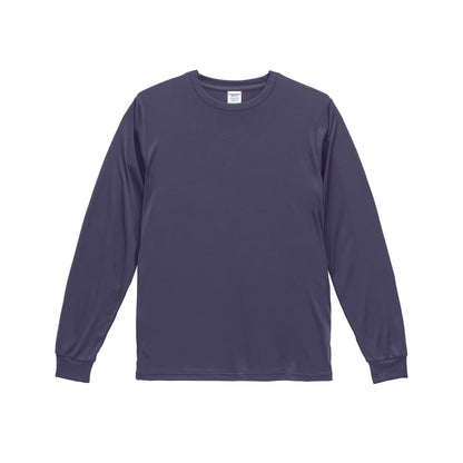 4.4オンス ドライスムース リサイクルポリエステル ロングスリーブ Tシャツ | メンズ | 1枚 | 5709-01 | グレイッシュパープル