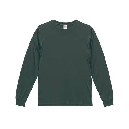 4.4オンス ドライスムース リサイクルポリエステル ロングスリーブ Tシャツ | メンズ | 1枚 | 5709-01 | グレイッシュグリーン