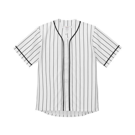 4.1オンス ドライアスレチック ベースボールシャツ | メンズ | 1枚 | 5982-01 | ホワイト/ブラックストライプ