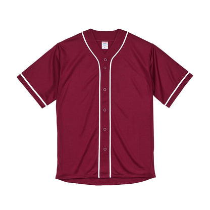 4.1オンス ドライアスレチック ベースボールシャツ | ビッグサイズ | 1枚 | 5982-01 | バーガンディ/ホワイト