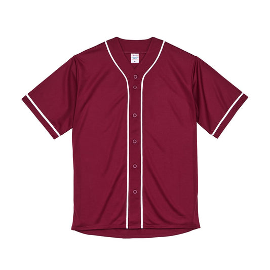 4.1オンス ドライアスレチック ベースボールシャツ | ビッグサイズ | 1枚 | 5982-01 | バーガンディ/ホワイト