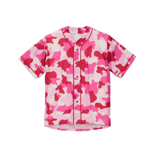 4.1オンス ドライアスレチック ベースボールシャツ | メンズ | 1枚 | 5982-01 | ピンクウッドランド