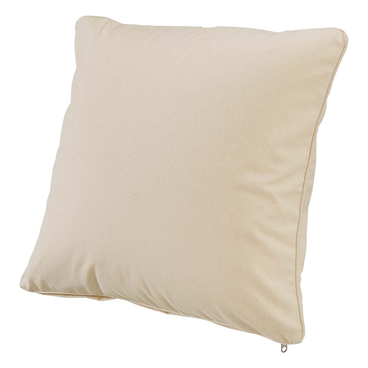 レギュラー キャンバス スクエア クッション カバー | ノベルティ(小物) | 1枚 | 6161-01 | ナチュラル