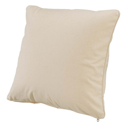 レギュラー キャンバス スクエア クッション カバー | ノベルティ(小物) | 1枚 | 6161-01 | ナチュラル