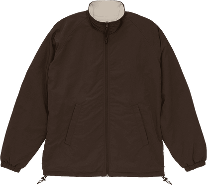 シェル フリース リバーシブル スタンド ジャケット | メンズ | 1枚 | 7493-01 | ダークチョコレート/ベージュ