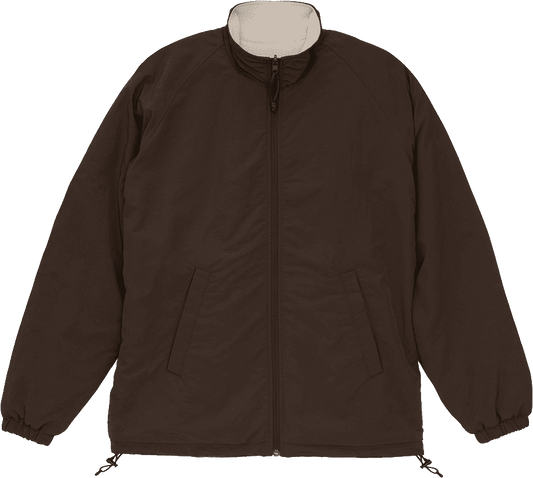 シェル フリース リバーシブル スタンド ジャケット | メンズ | 1枚 | 7493-01 | ダークチョコレート/ベージュ