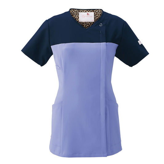 レディスジップスクラブ（Wacoal HI collection） | メディカルウェア | 1枚 | HI701 | ストエカス×ダークネイビー