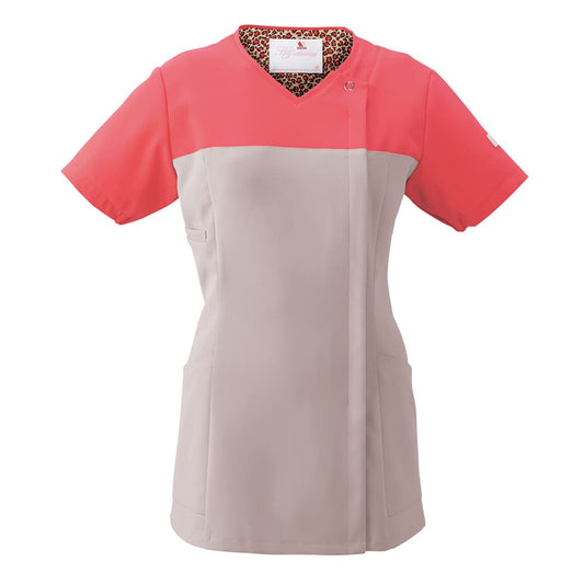 レディスジップスクラブ（Wacoal HI collection） | メディカルウェア | 1枚 | HI701 | オークル×リリスピンク