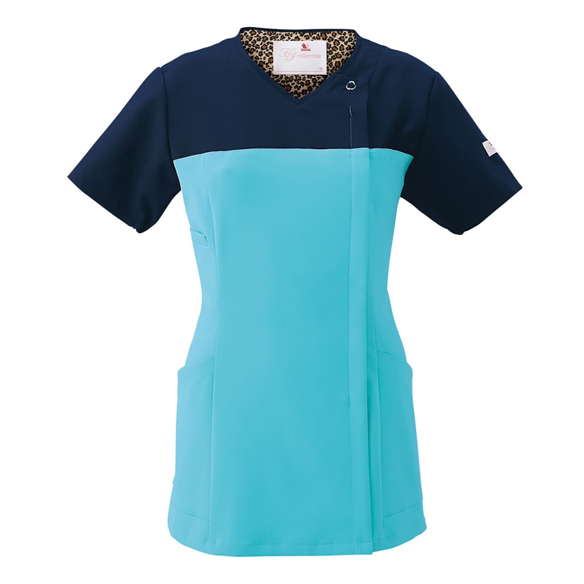 レディスジップスクラブ（Wacoal HI collection） | メディカルウェア | 1枚 | HI701 | グランディス×ダークネイビー