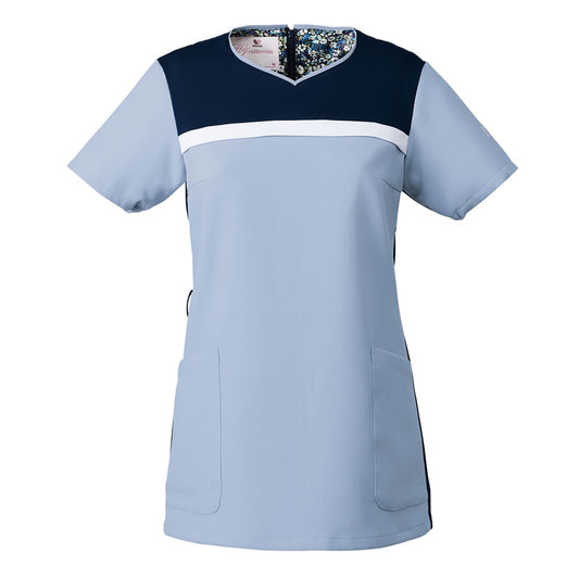 レディススクラブ（Wacoal HI collection） | メディカルウェア | 1枚 | HI705 | エリンジウム×ホワイト×ダークネイビー