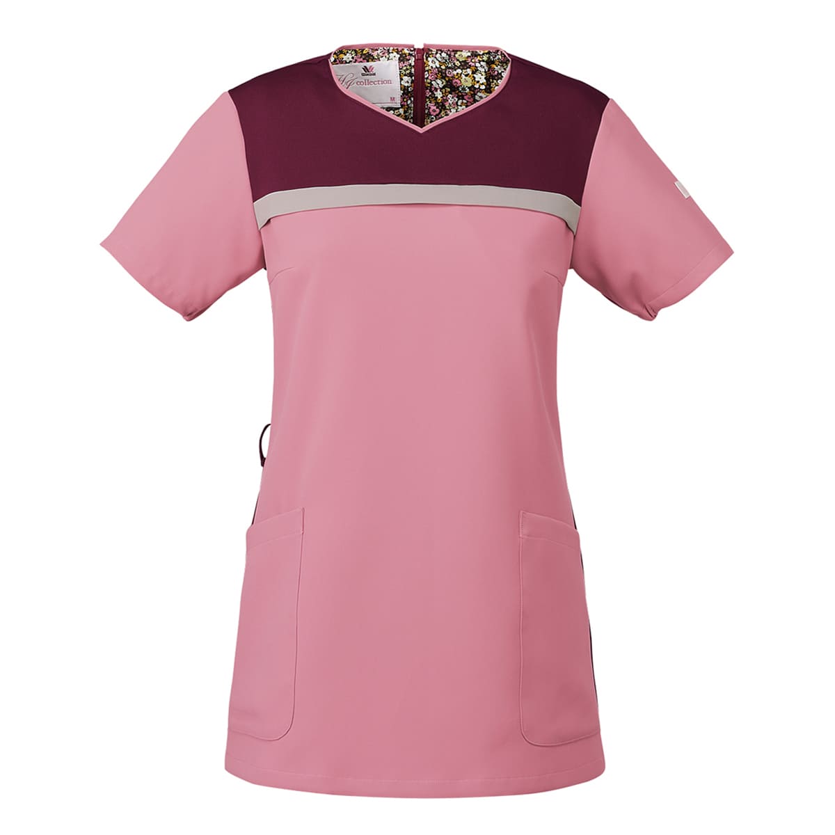 レディススクラブ（Wacoal HI collection） | メディカルウェア | 1枚 | HI705 | ローズ×オークル×バーガンディ