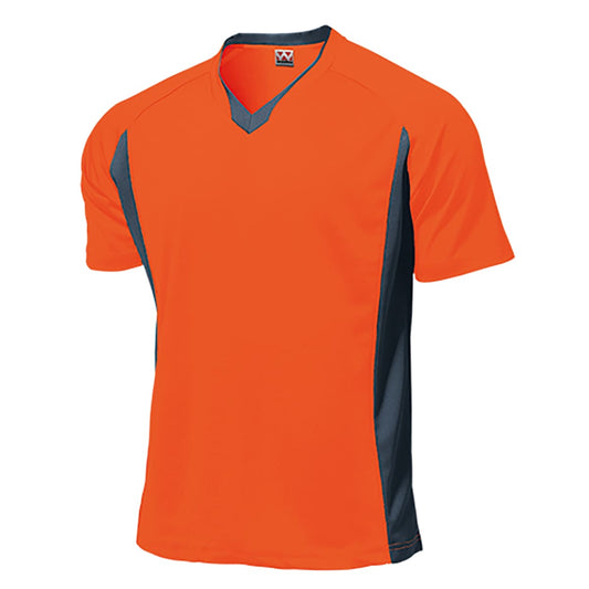 ベーシックサッカーシャツ | ユニフォーム | 1枚 | P1910 | 蛍光オレンジ