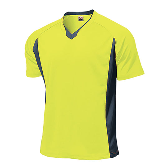 ベーシックサッカーシャツ | ユニフォーム | 1枚 | P1910 | 蛍光レモン