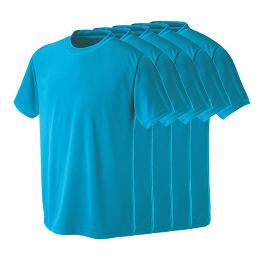 プリンタブルドライTシャツ（5枚セット） | キッズ | 05T | PT-9000 | ターコイズ