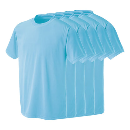 プリンタブルドライTシャツ（5枚セット） | ビッグサイズ | 05T | PT-9000 | サックス
