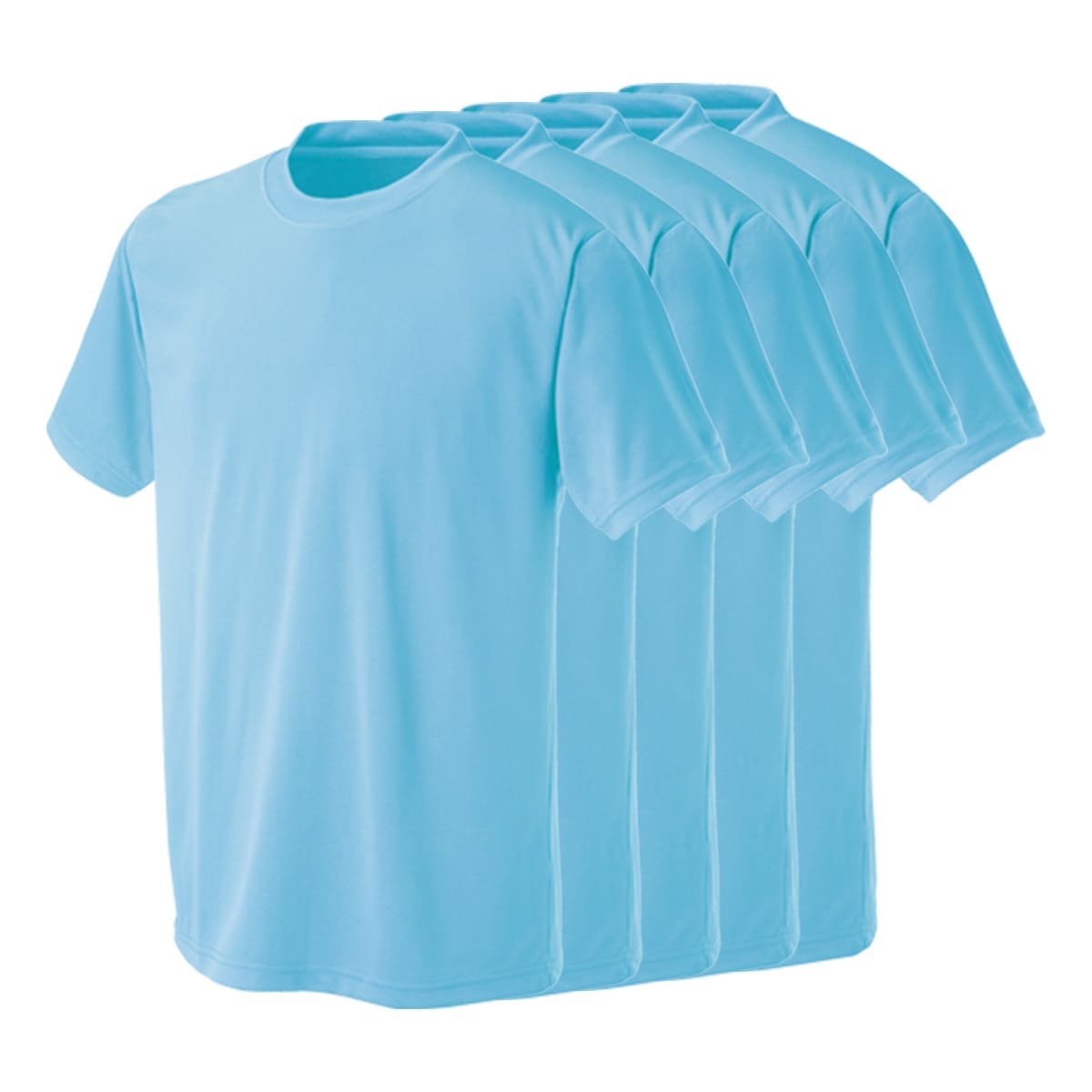 プリンタブルドライTシャツ（5枚セット） | メンズ | 05T | PT-9000 | サックス
