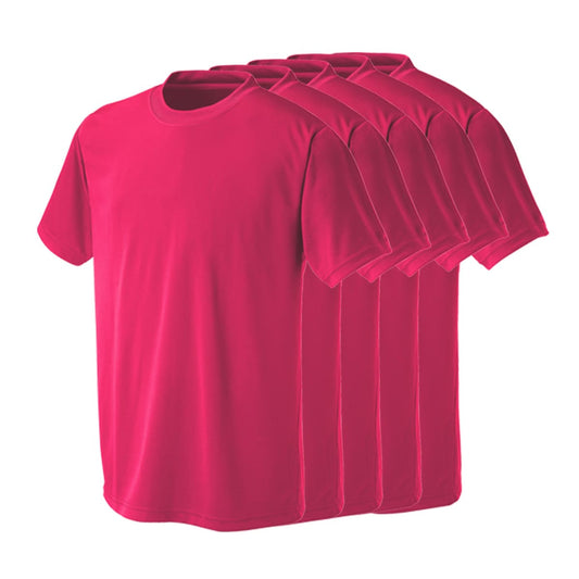 プリンタブルドライTシャツ（5枚セット） | キッズ | 05T | PT-9000 | ブライトピンク