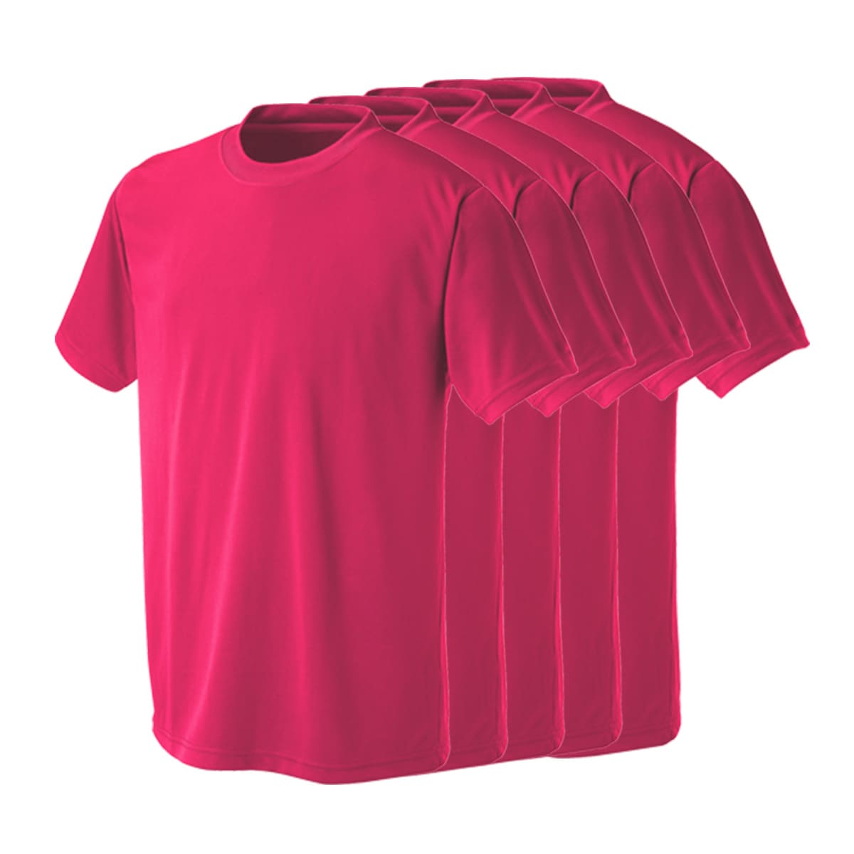 プリンタブルドライTシャツ（5枚セット） | メンズ | 05T | PT-9000 | ブライトピンク