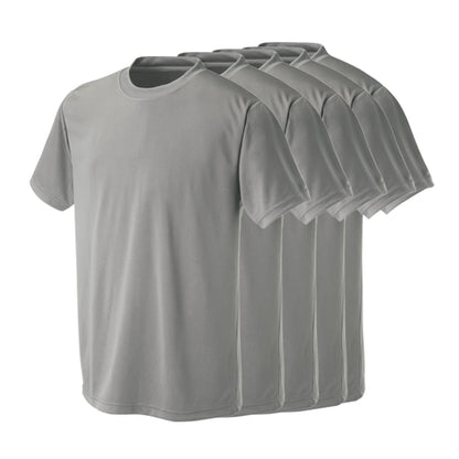 プリンタブルドライTシャツ（5枚セット） | キッズ | 05T | PT-9000 | ライトグレー