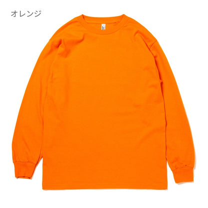 6.0oz ユニセックス ロングスリーブ Tシャツ | ビッグサイズ | 1枚 | 1304 | オレンジ