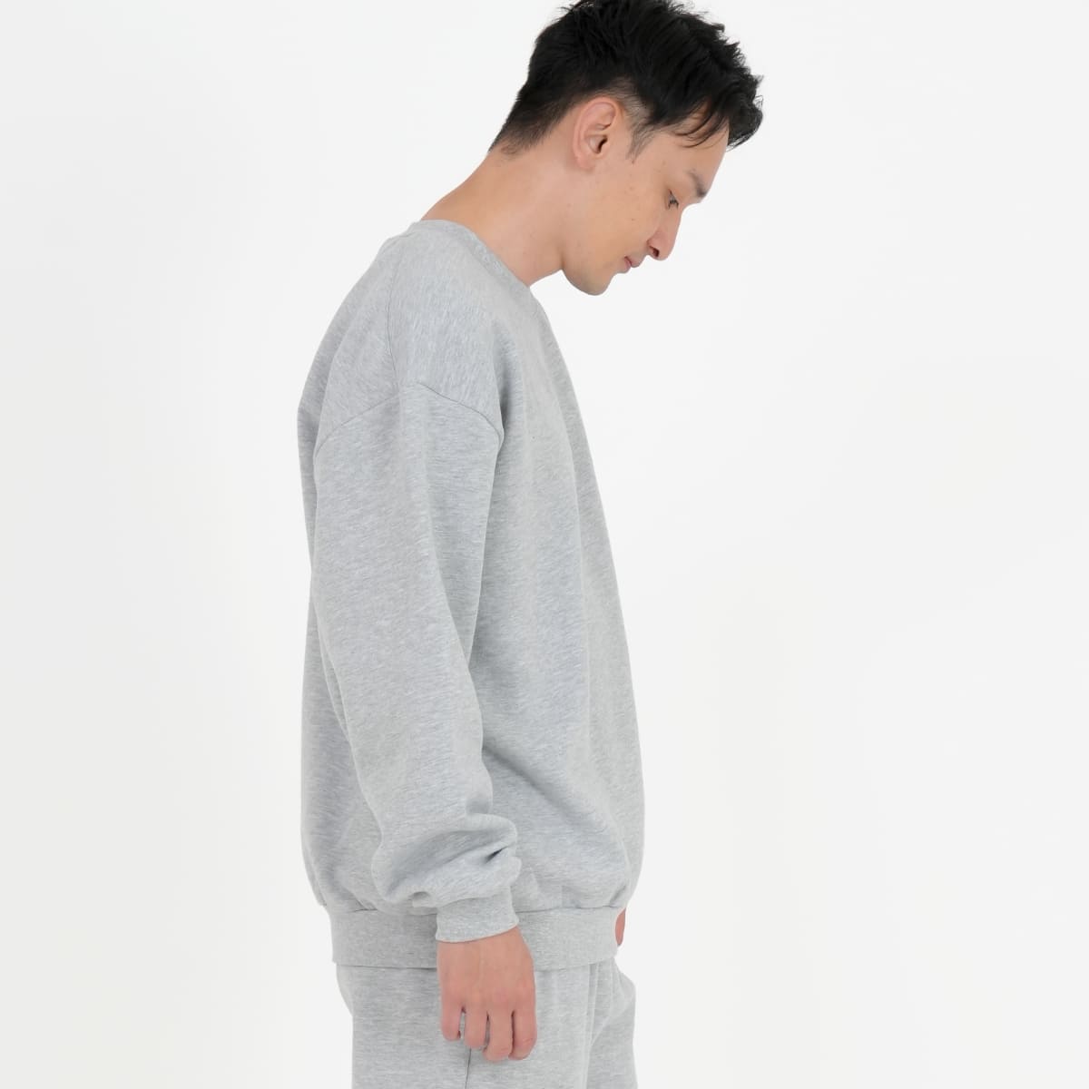 7.6oz リフレックスフリース ユニセックス スウェットシャツ | ビッグサイズ | 1枚 | RF496 | ヘザーグレー