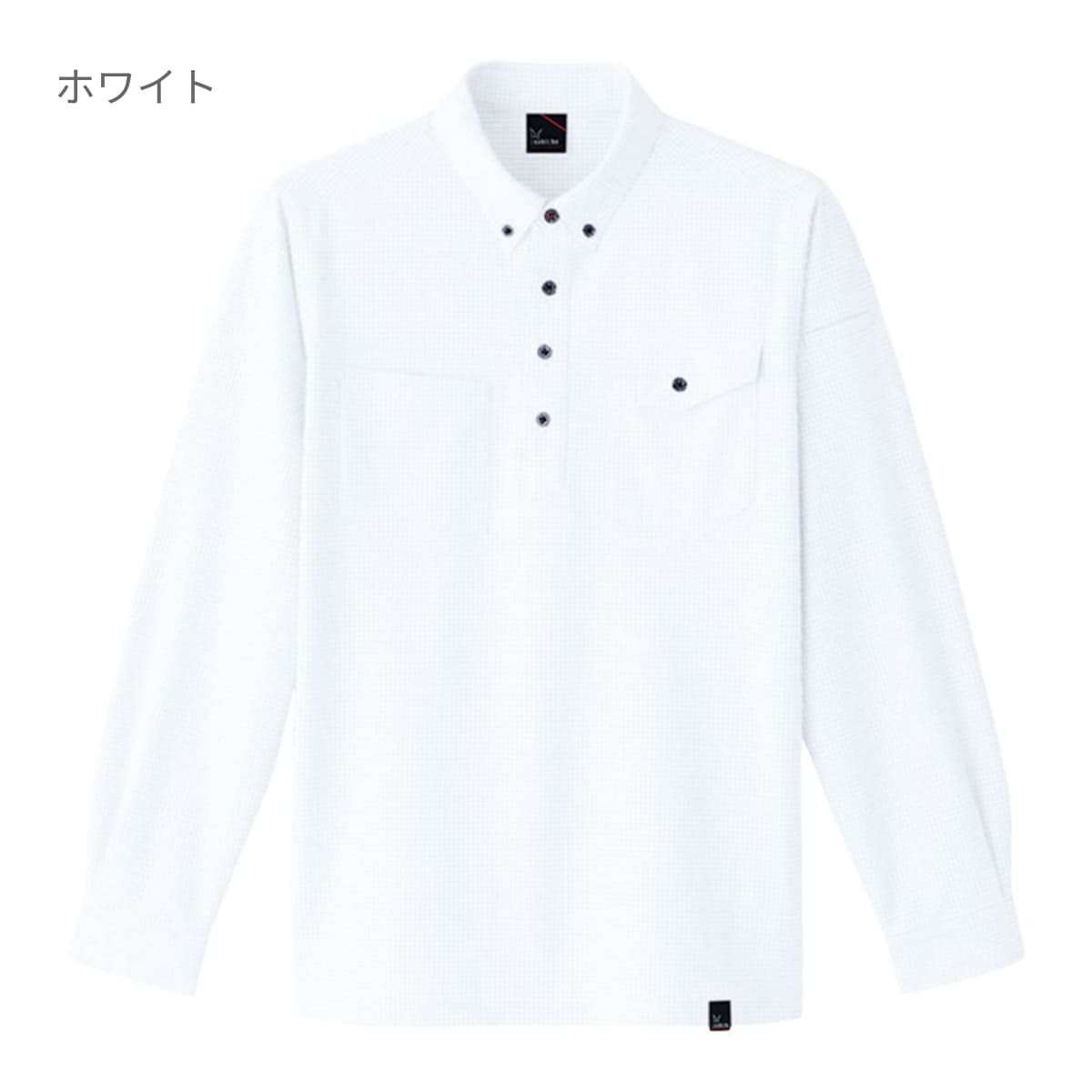 長袖ニットシャツ | ユニフォーム | 1枚 | 8499 | チェックネイビー