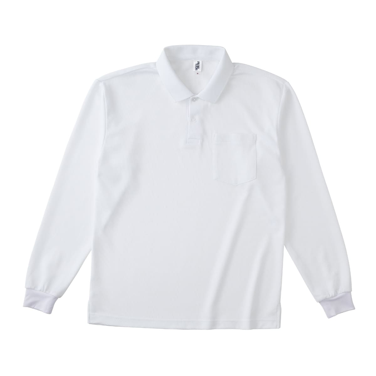 ポケット付き 長袖アクティブ ポロシャツ | ビッグサイズ | 1枚 | APL-269 | ロイヤルブルー