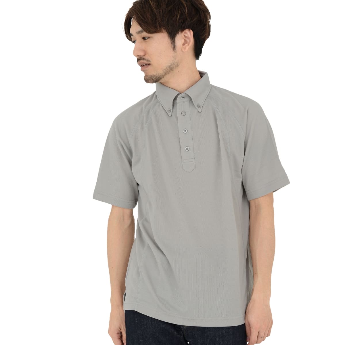 ボタンダウンポロシャツ | メンズ | 1枚 | BDP-262 | ピンク